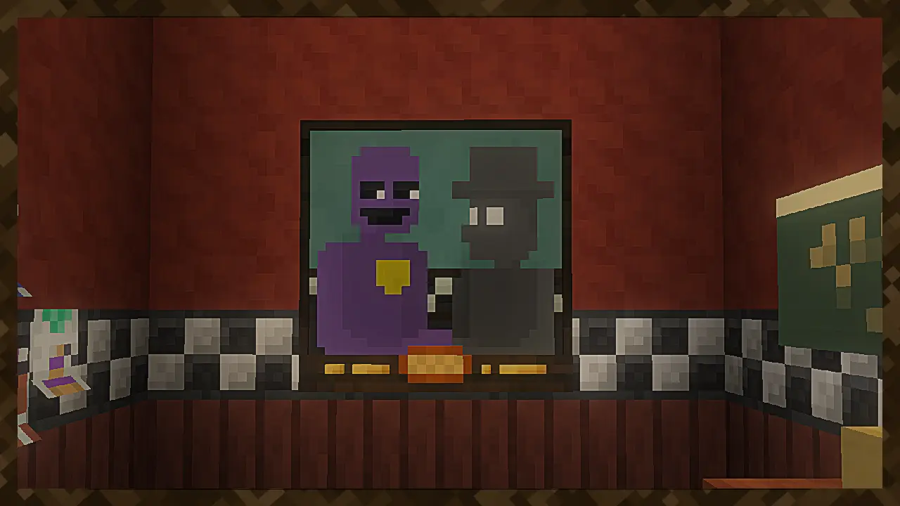 A glimpse of the mod featuring the William & Henry portrait.