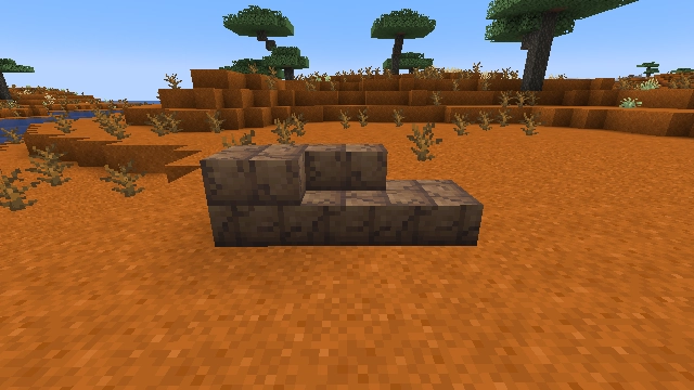 Cracked Mud Brick Block, Slabs, & Stairs